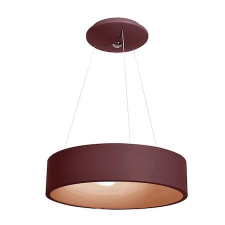Access Lighting Radiant, Dual Voltage LED Pendant, Brick Finish, Acrylic Lens Acrylic 50940LEDD-BRK/ACR
